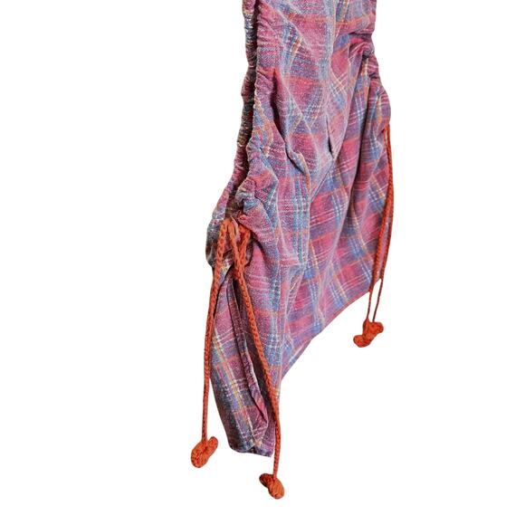 VINTAGE‎ One Of A Kind CARLO SANTINI REWORKED ROPE PULL SIDE T-SHIRT DRESS XXL - Picture 6 of 8